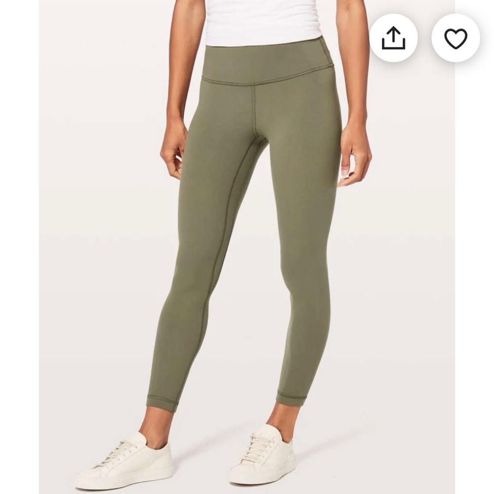 Lululemon 28” High Rise Align Leggings - Size 8 - Green